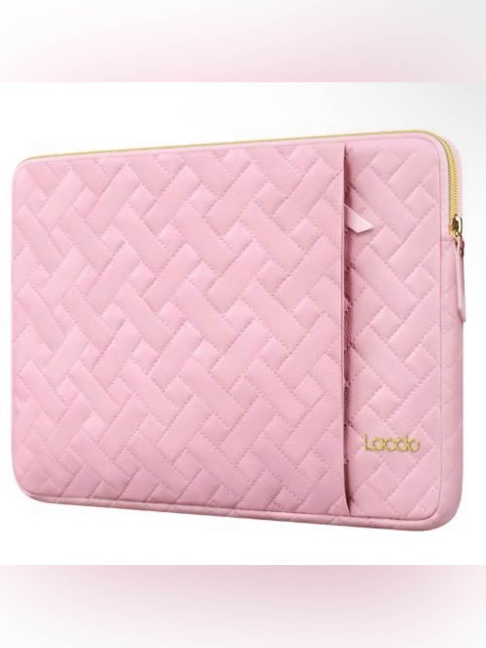 Quilted Pink Laptop Sleeve